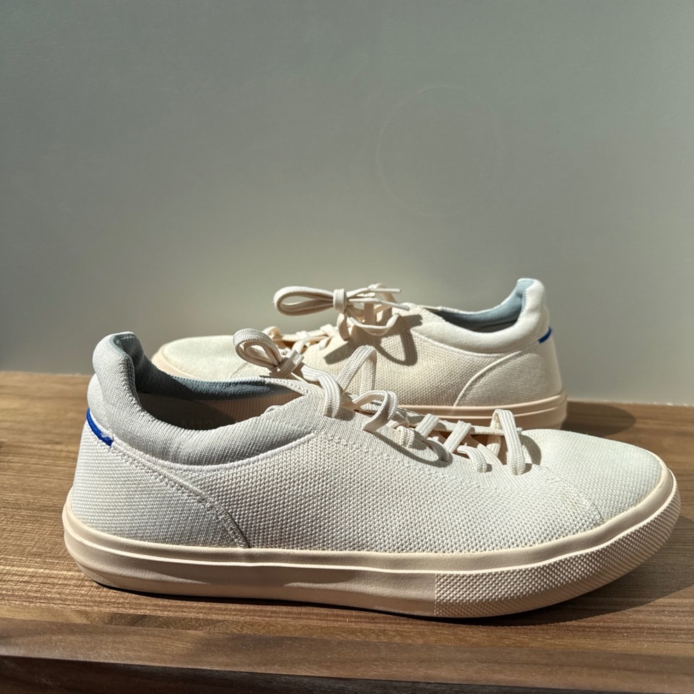 Rothy’s Men’s Off-White Size 12 Sneakers Shoes RS02
